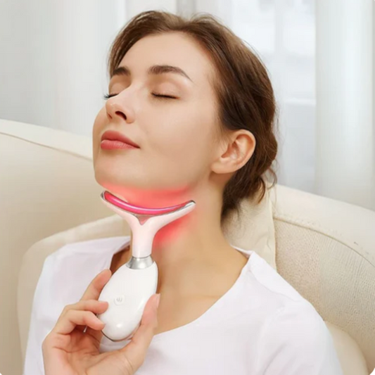 Masajeador Facial Reductor 5 en 1 con Tecnología de Microvibración — Tonifica, Reafirma y Moldea tu Rostro sin Dolor — FaceSculpt™ — 💆‍♀️✨🌸