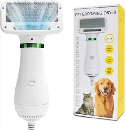 Secador De Pelo Peine Para Mascotas 2 En 1eléctrico.