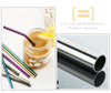 Reusable Environmentally Friendly Stainless Steel Straws