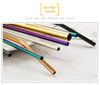 Reusable Environmentally Friendly Stainless Steel Straws