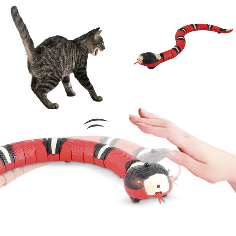 RECHARGEABLE SMART SENSING INTERACTIVE SNAKE TOY