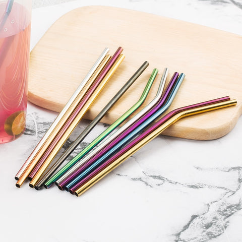 Reusable Environmentally Friendly Stainless Steel Straws