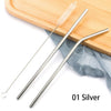 Reusable Environmentally Friendly Stainless Steel Straws